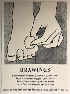 Roy Lichtenstein – Foot Medication Original Leo Castelli Mailer 1963