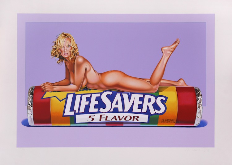 Mel Ramos – Five Flavour Fannie (Life Savers)