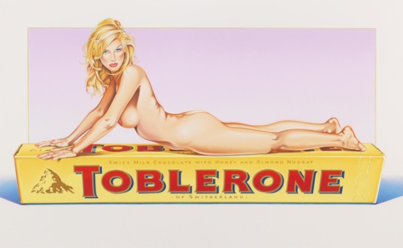 Mel Ramos – Toblerone Tess