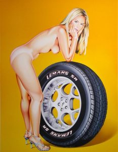 Mel Ramos - Tyra Tyre