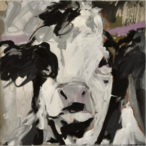 Stephan Geisler - Black and White I (50x50cm) Three Black and Whites COWS