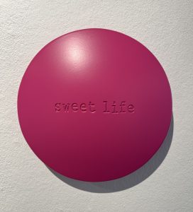 Jan M. Petersen - Aluminiumlinse pink lackiert : sweet life