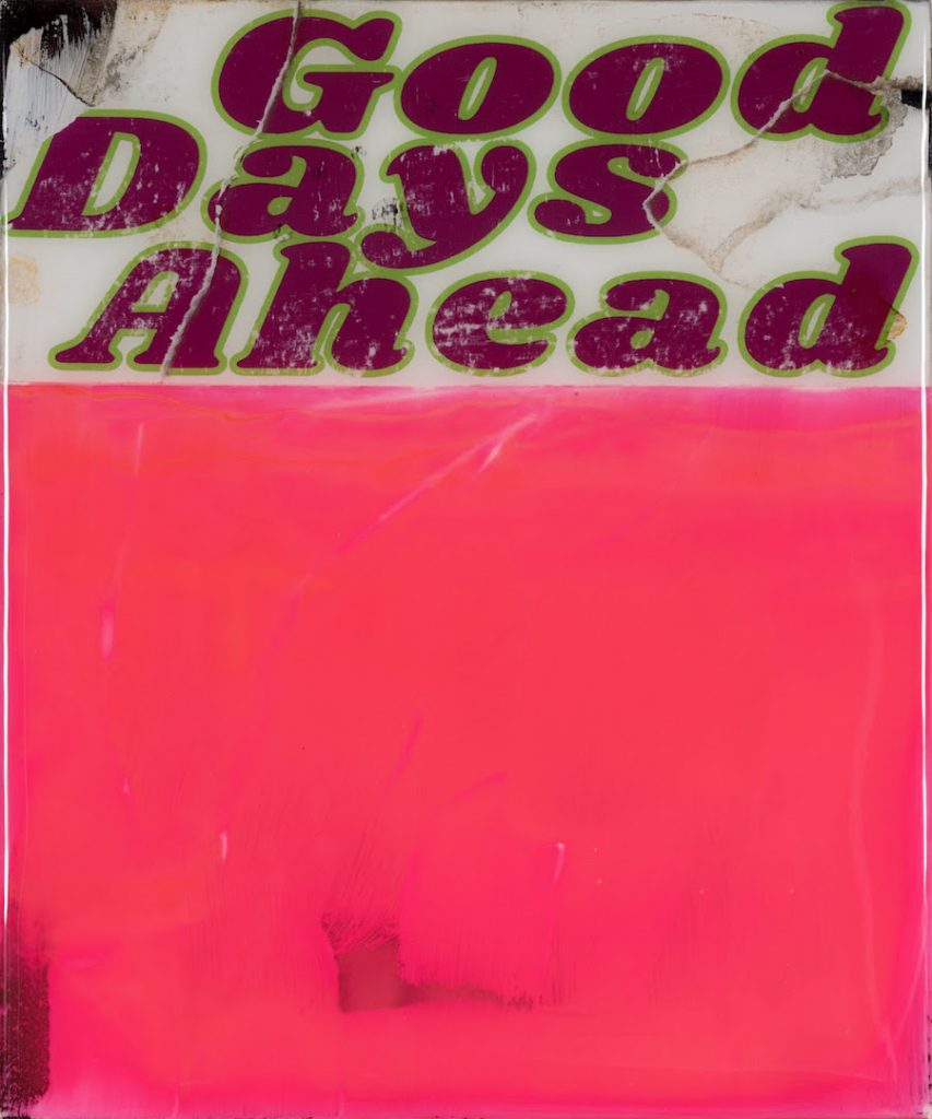 Jörg Döring - Good days. Mixtechnik und Epoxidharz auf Leinwand.