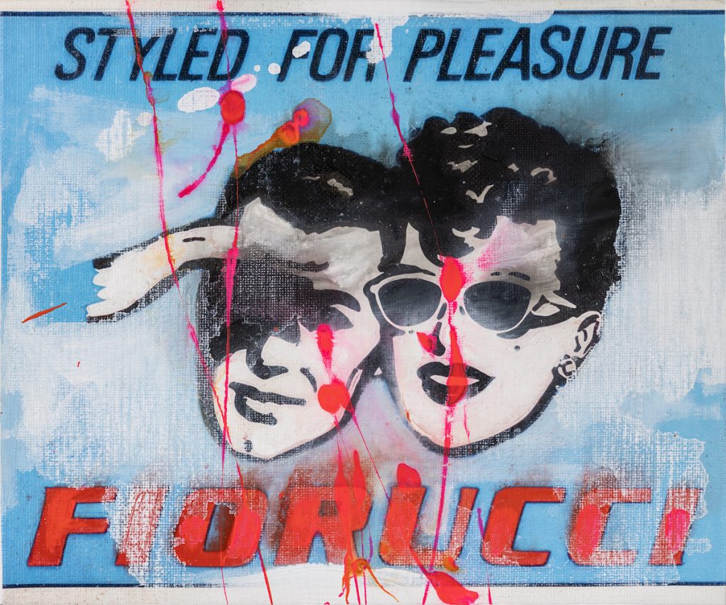 Jörg Döring - Styled for plesure 25x30cm - Öl Unikat - Fiorucci Modedesign