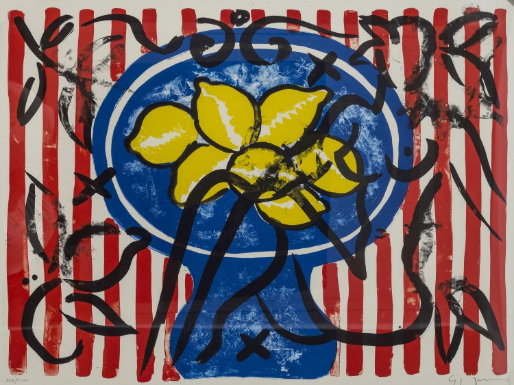 Stefan Szczesny - Sommertraum Farbserigrafie. 60 x 80 cm. Auflage 200 St.