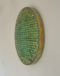 Erik Pluis - Deflection Blue 42 cm www.galerie5.de Galerie 5, Mönschengladbach NRW