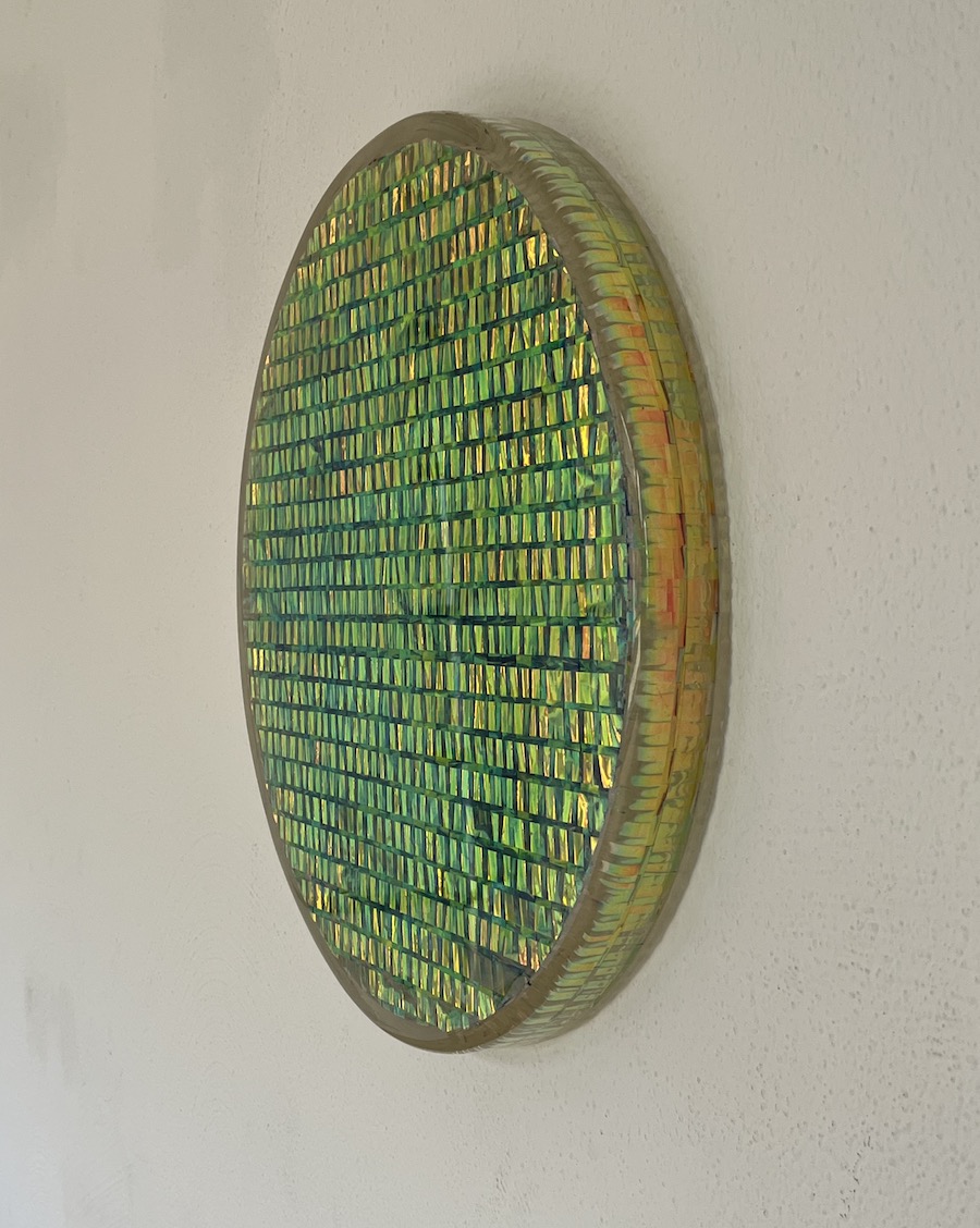 Erik Pluis - Deflection Blue 42 cm www.galerie5.de Galerie 5, Mönschengladbach NRW