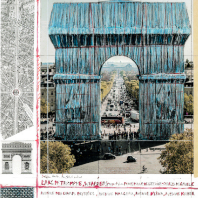 Christo – Arc de Triomphe III, Project for Paris 400x400