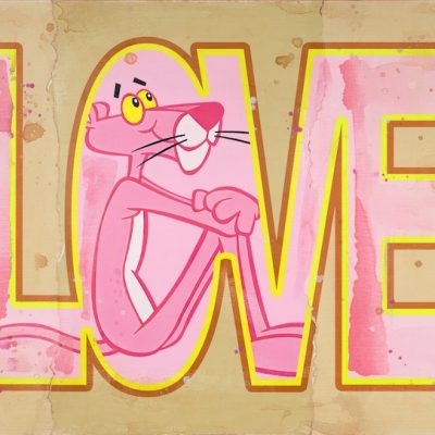 "Love pink" zeigt den Einfluss ikonischer Pop-Kultur Motive. Kunst von Jörg Döring. Als Mischtechnik auf Leinwand in den Maßen: 25 x 30 cm, 75 x 90 cm und 120 x 150cm. Ein Farbunikat, Handsigniert und nummeriert