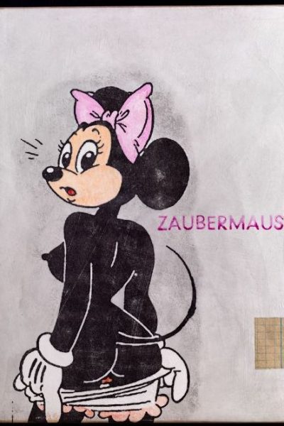 große Holzunikat vom Künstler Jan M. Petersen: ZAUBERMAUS