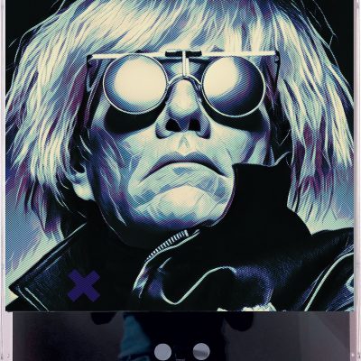 Andre Janssen - Warhol with glasses (royal-blue)